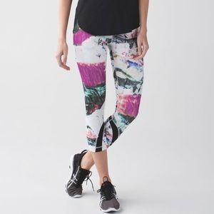 Lululemon Run Inspire II Watercolor Crop 10